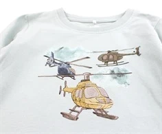 Name It blue surf t-shirt helikopter